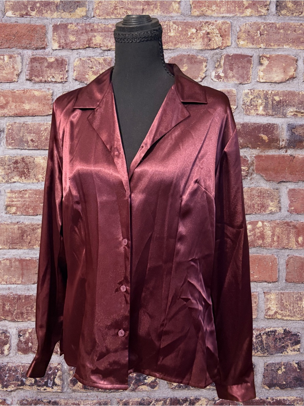 Laura Scott, Button-Front Women's Blouse